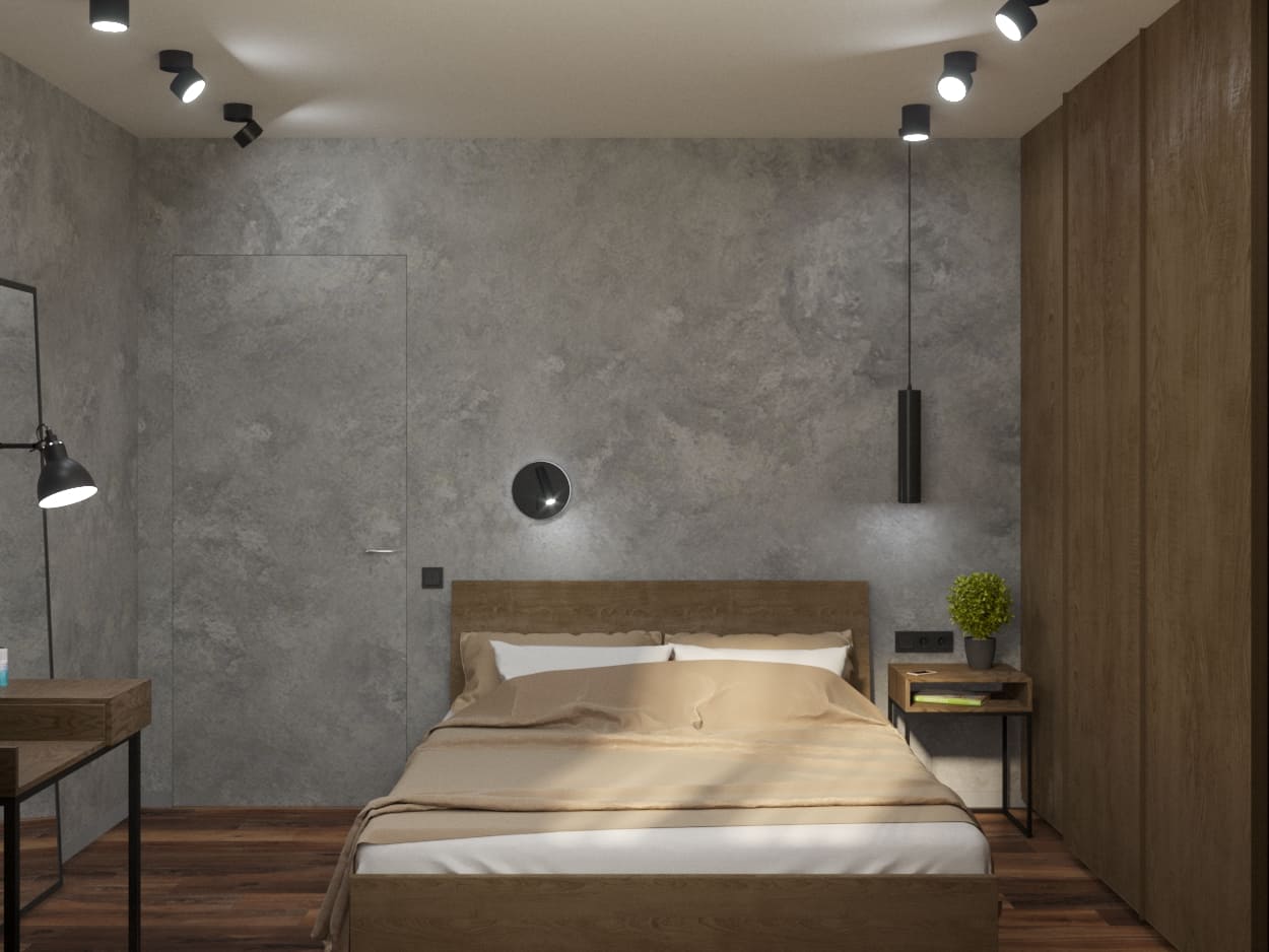 Спальная комната ЖК Пионерская